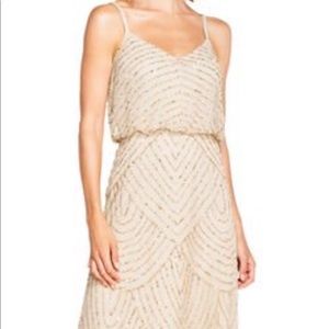 Adrianna Papel beaded gown in perfect condition!